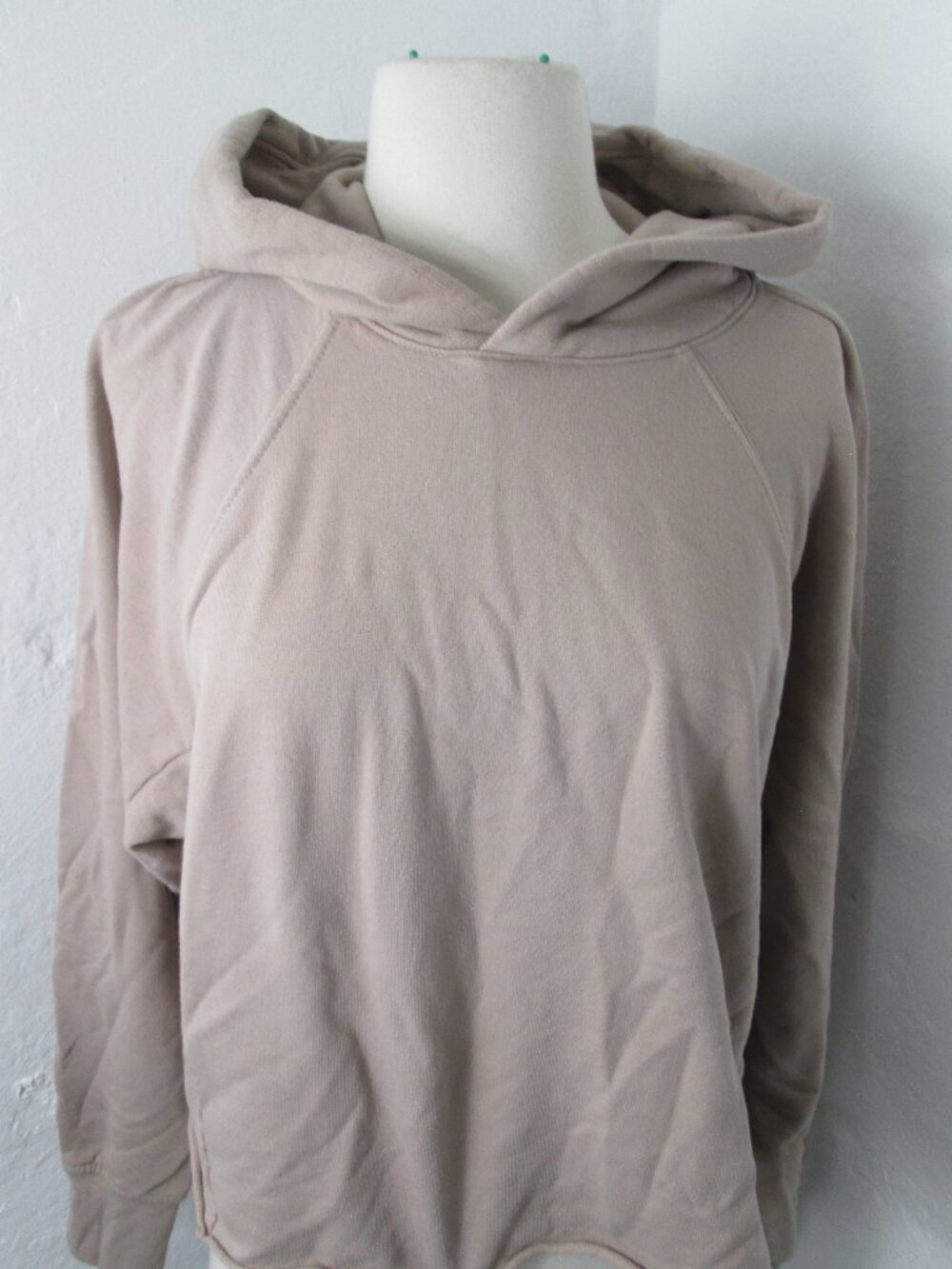 Left On Friday Oversized Pullover Hoodie Tan Women's Small/Medium